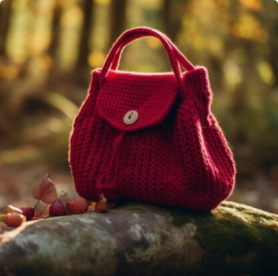 Gestrickte Tasche