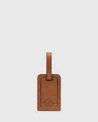 Tag Saffron - Leather Travel Tag
