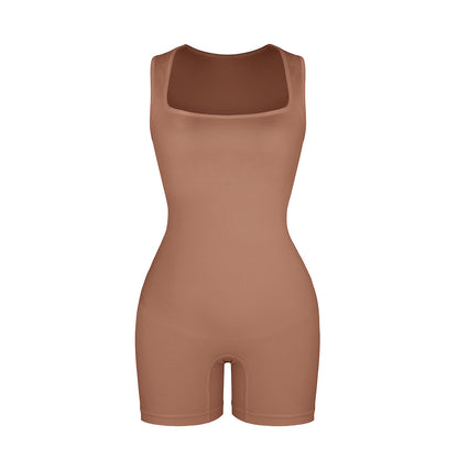 Square Neck Shapewear Jumpsuit