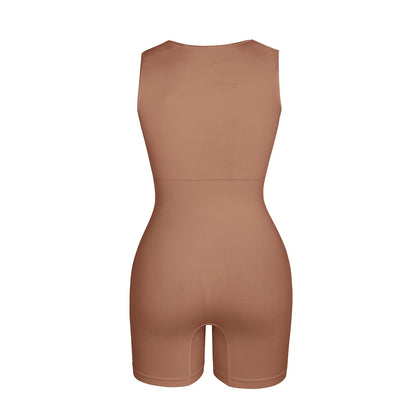 Square Neck Shapewear Jumpsuit