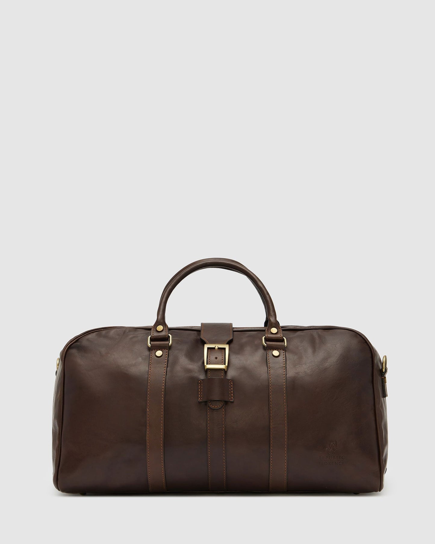Amerigo Espresso - Leather Weekender Bag