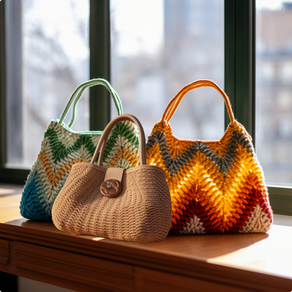 Eine luxuriöse Designerhandtasche