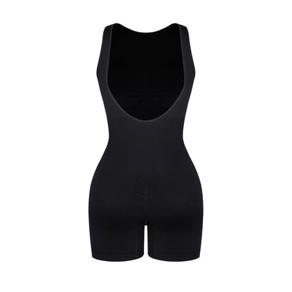 Round Neck Low Back Bodysuit