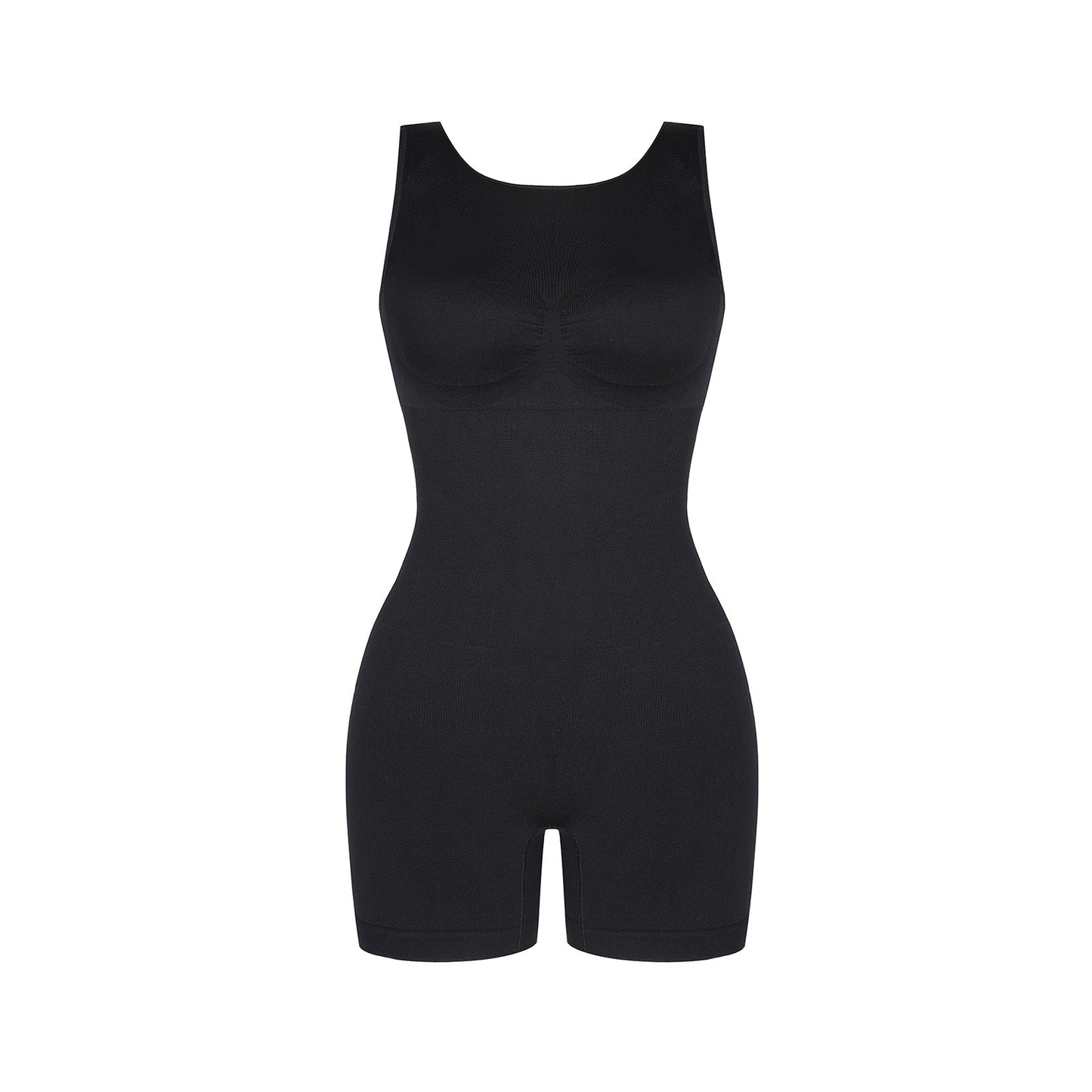 Round Neck Low Back Bodysuit