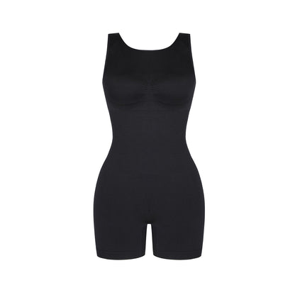 Round Neck Low Back Bodysuit