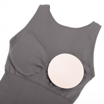 Round Neck Low Back Bodysuit