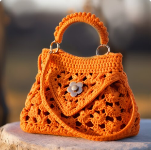 Eine luxuriöse Designerhandtasche