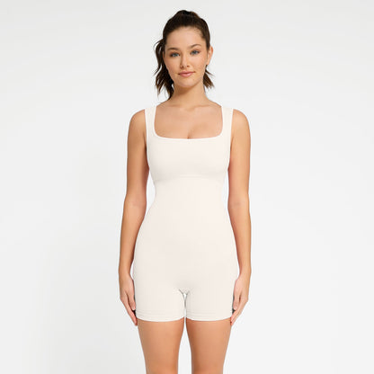 Square Neck Shapewear Jumpsuit