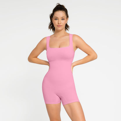 Square Neck Shapewear Jumpsuit