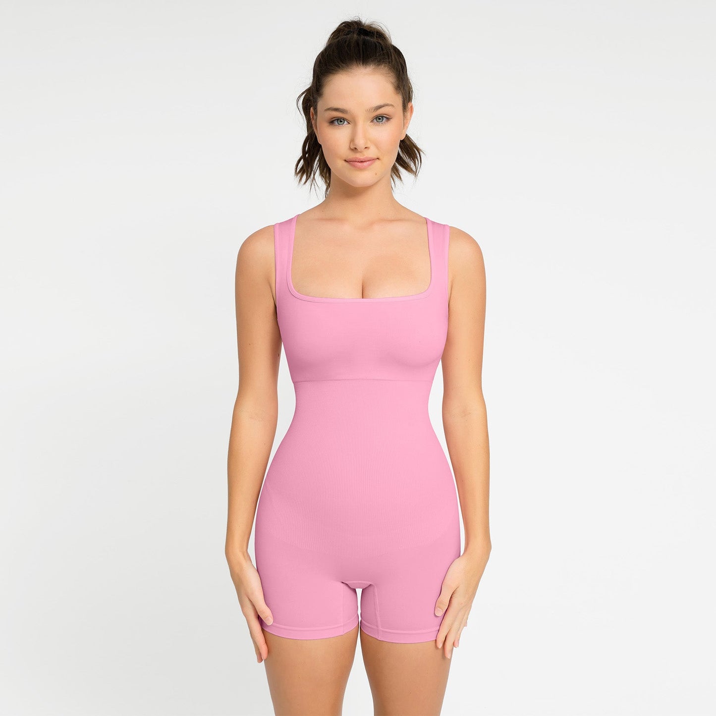 Square Neck Shapewear Jumpsuit