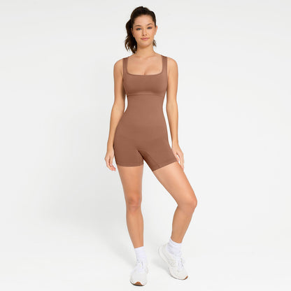 Square Neck Shapewear Jumpsuit