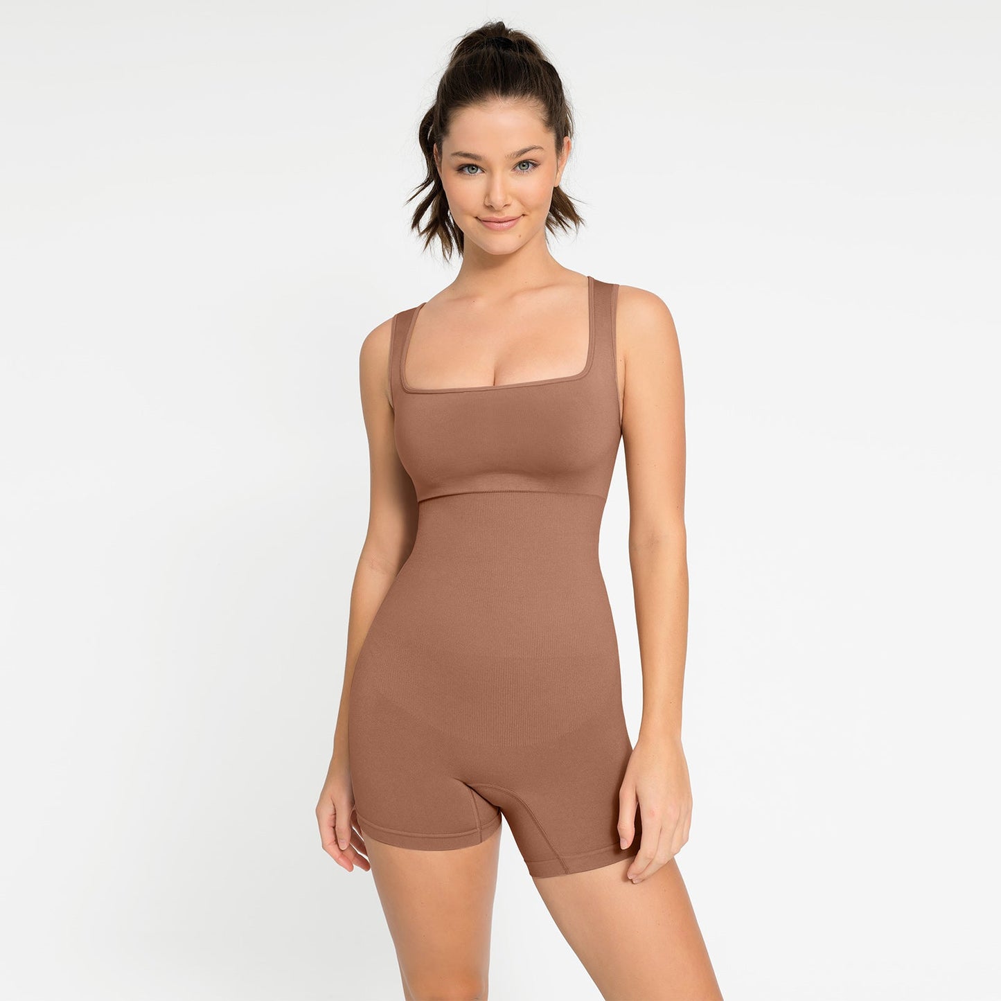 Square Neck Shapewear Jumpsuit