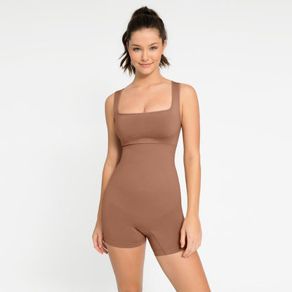 Square Neck Shapewear Jumpsuit