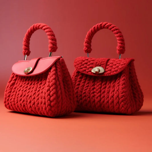 Gestrickte Tasche